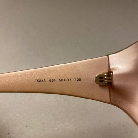 NWOT Vintage Women Fendi Pink Blush Elegant Sweet and Feminine Sunglasses - Picture 8 of 9